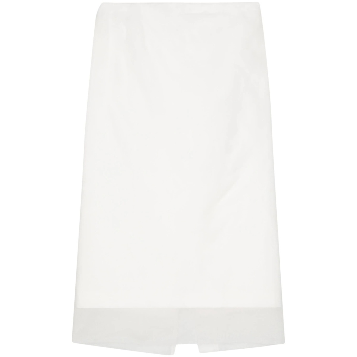 semi-sheer midi skirt