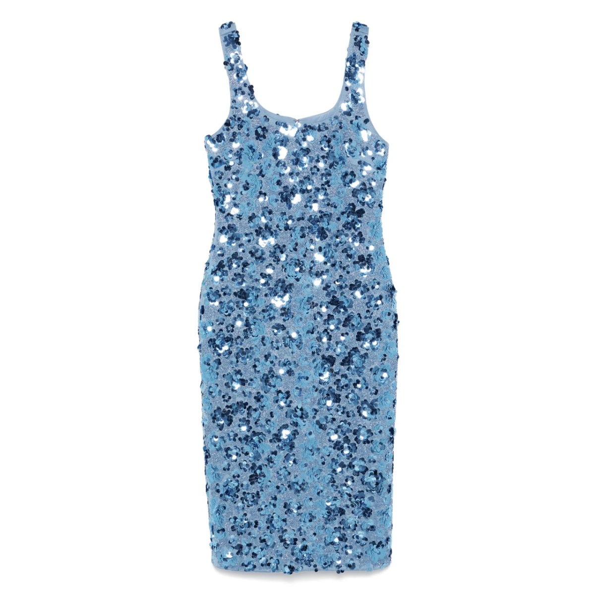 sequin-embellished midi dress