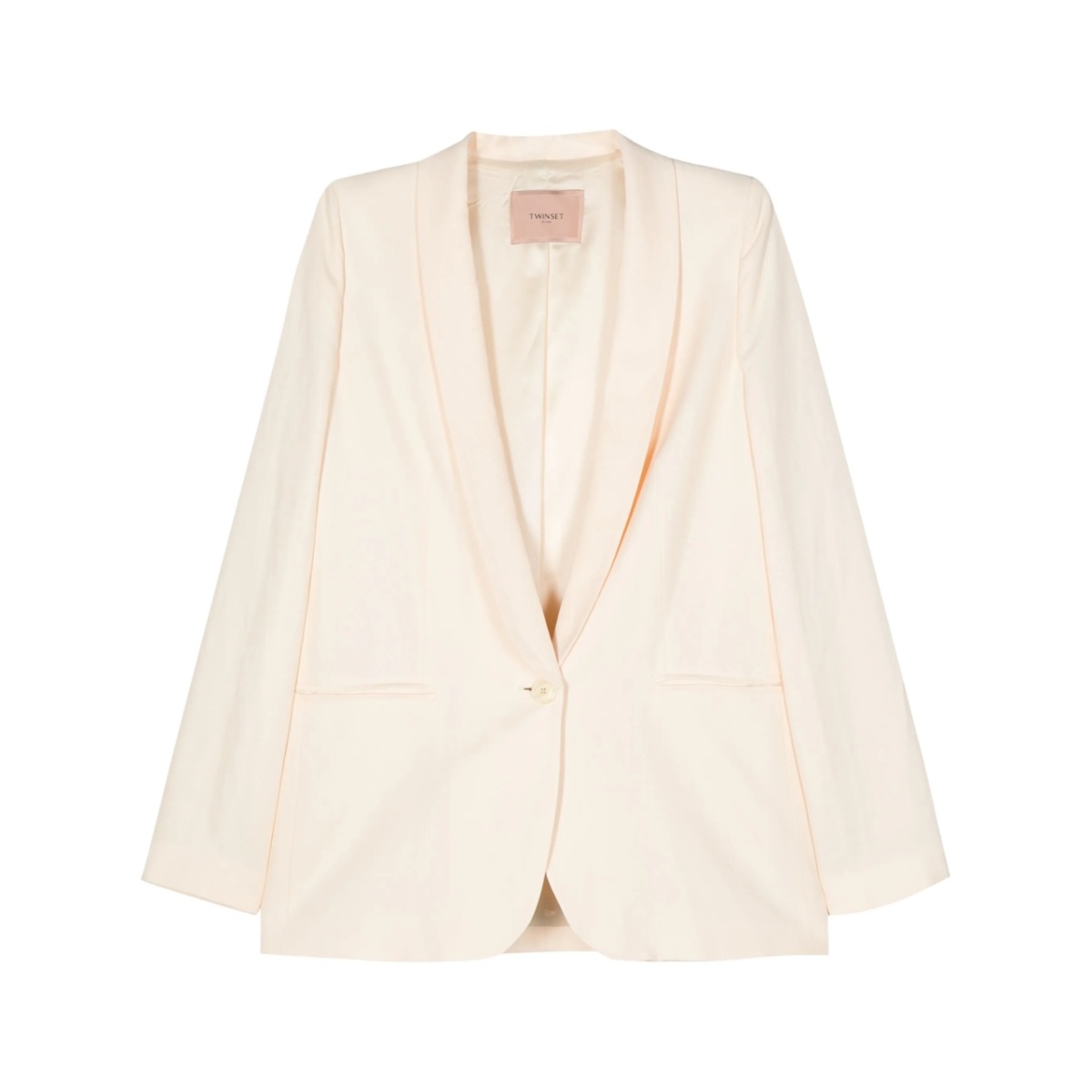 shawl-lapels single-breasted blazer