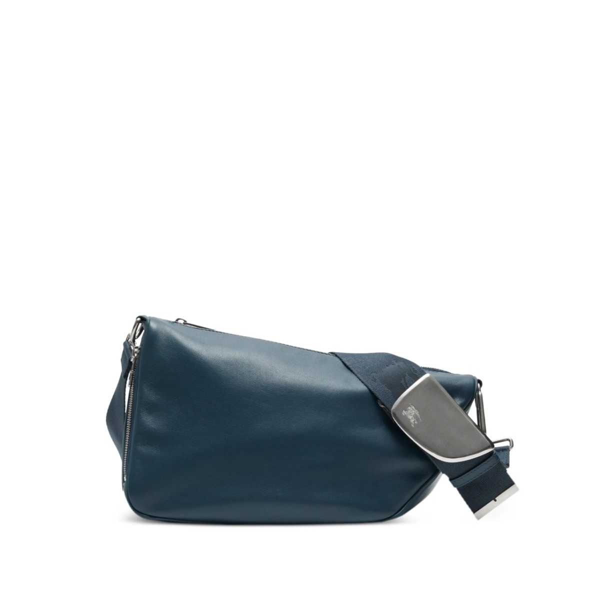 Shield leather shoulder bag