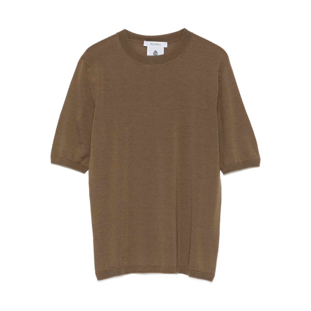 short-sleeve wool top