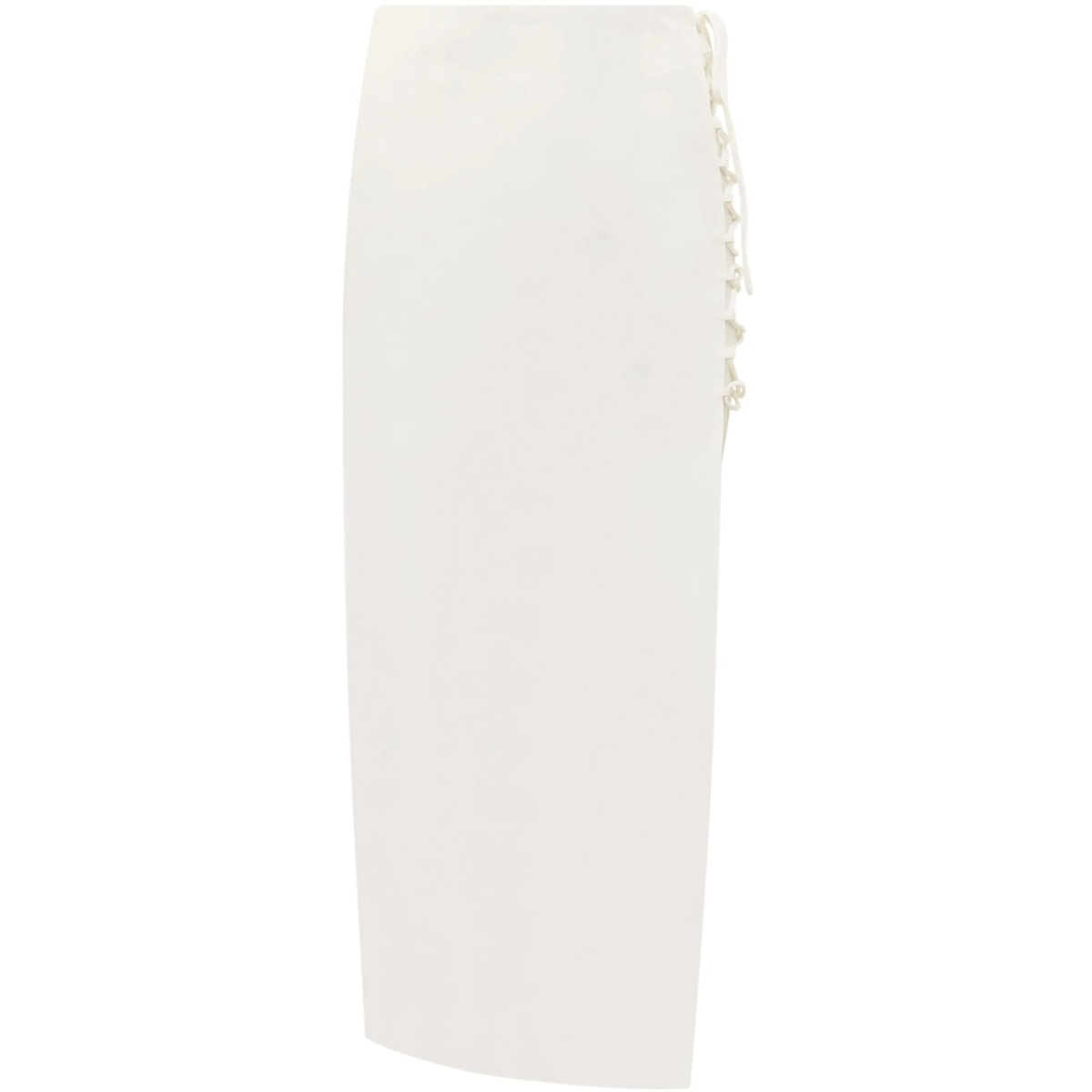 side lace-up midi skirt