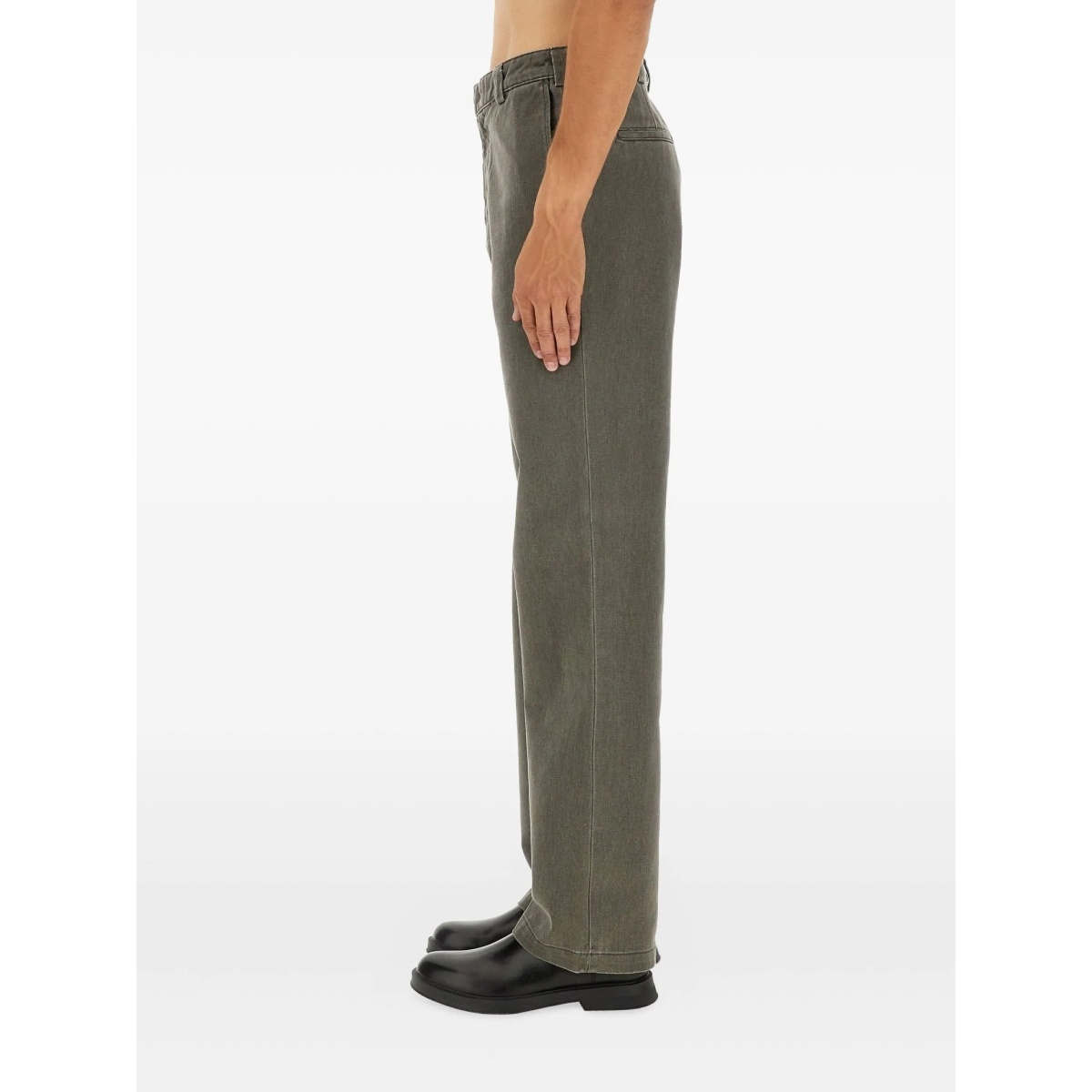 side-pocket cotton trousers - Img 3