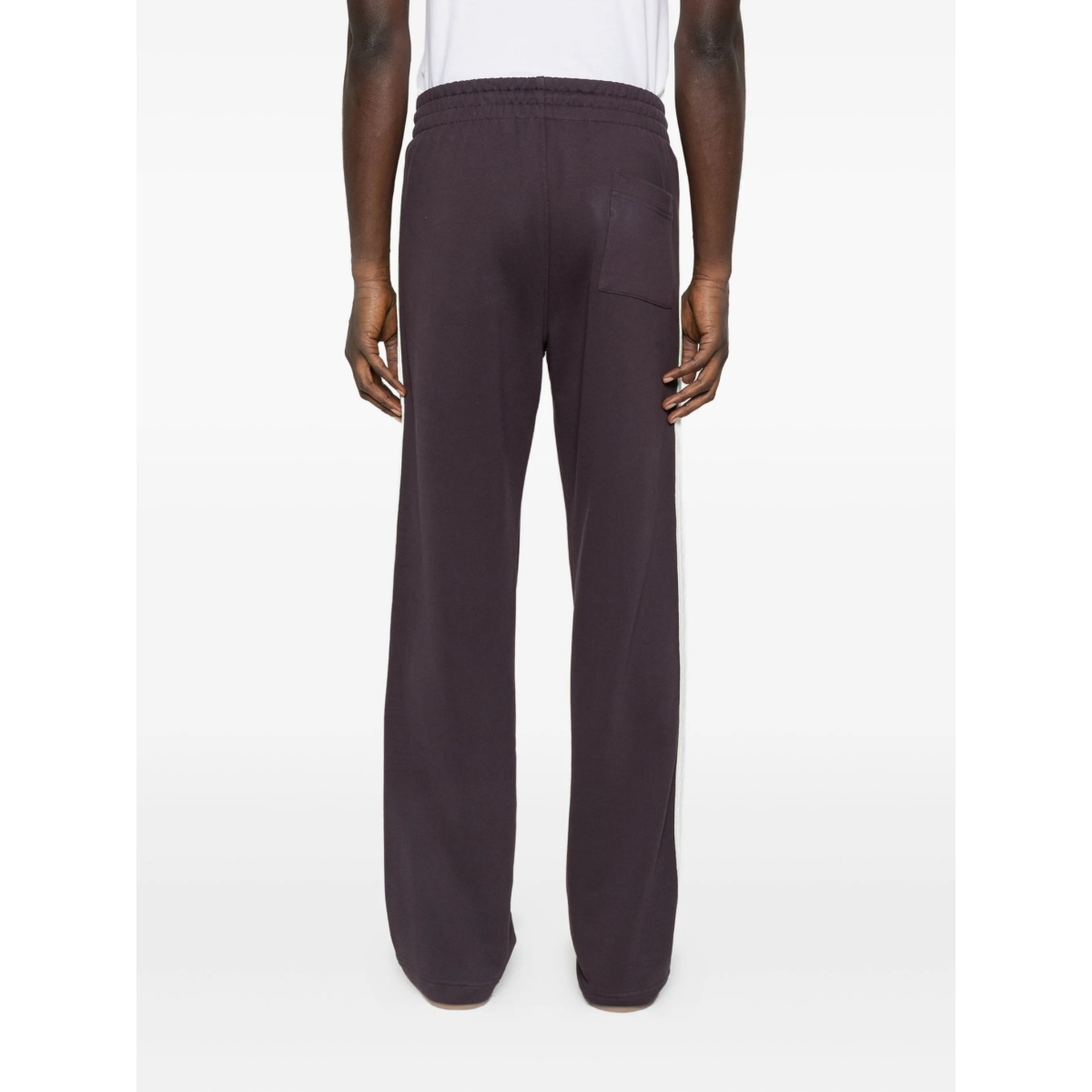 side-stripe cotton trousers - Img 4