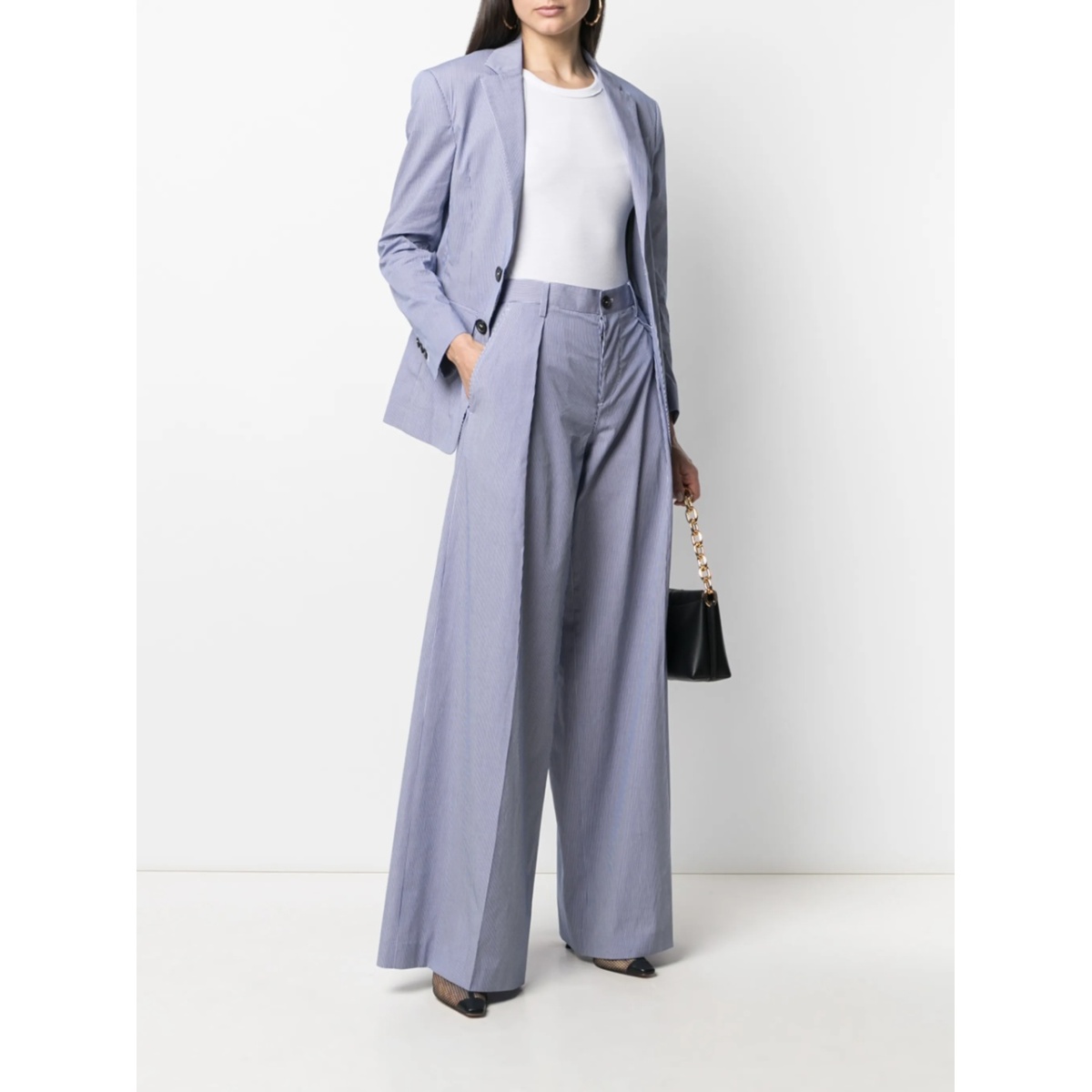 single-breasted blazer jacket - Img 2