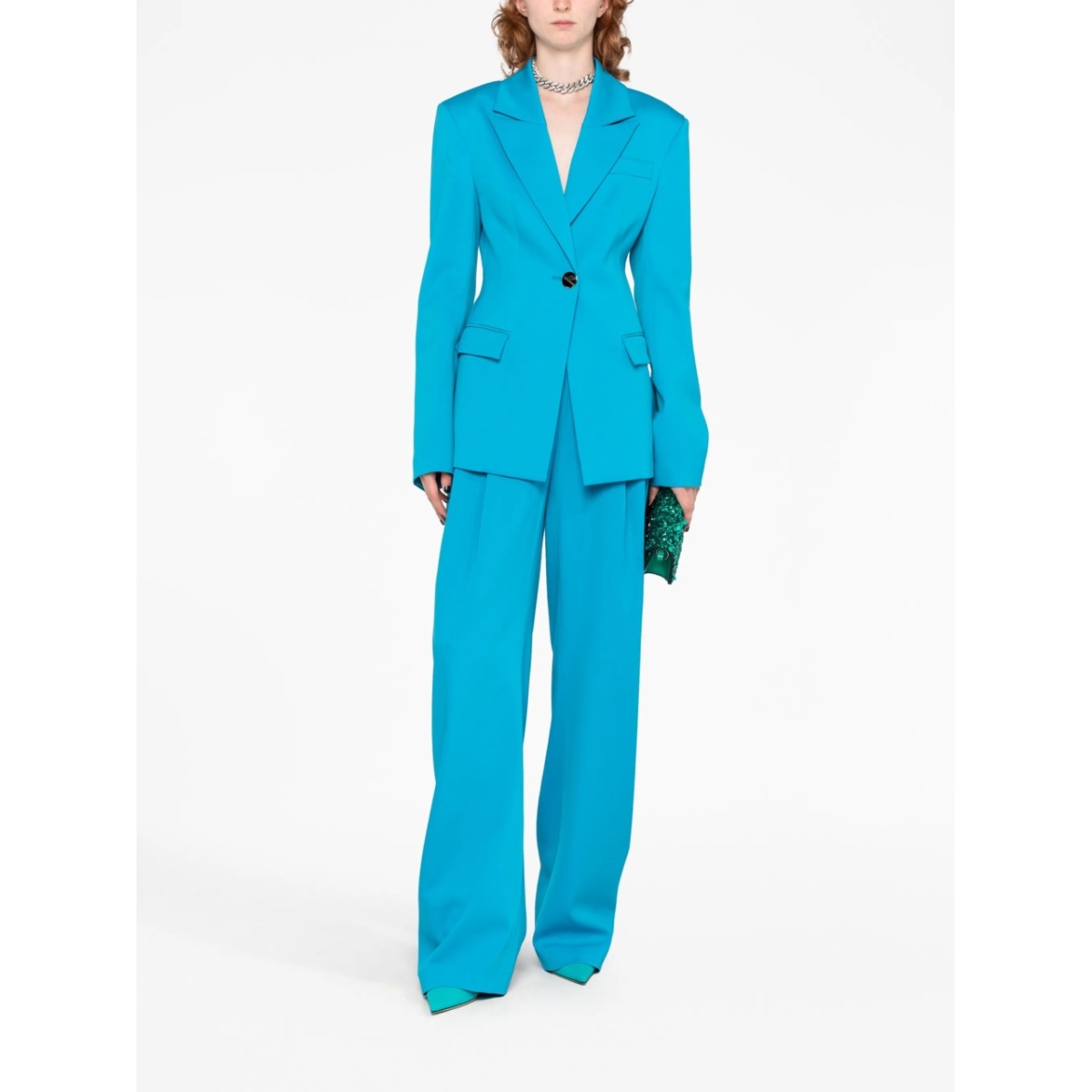 single-breasted virgin-wool blazer - Img 2