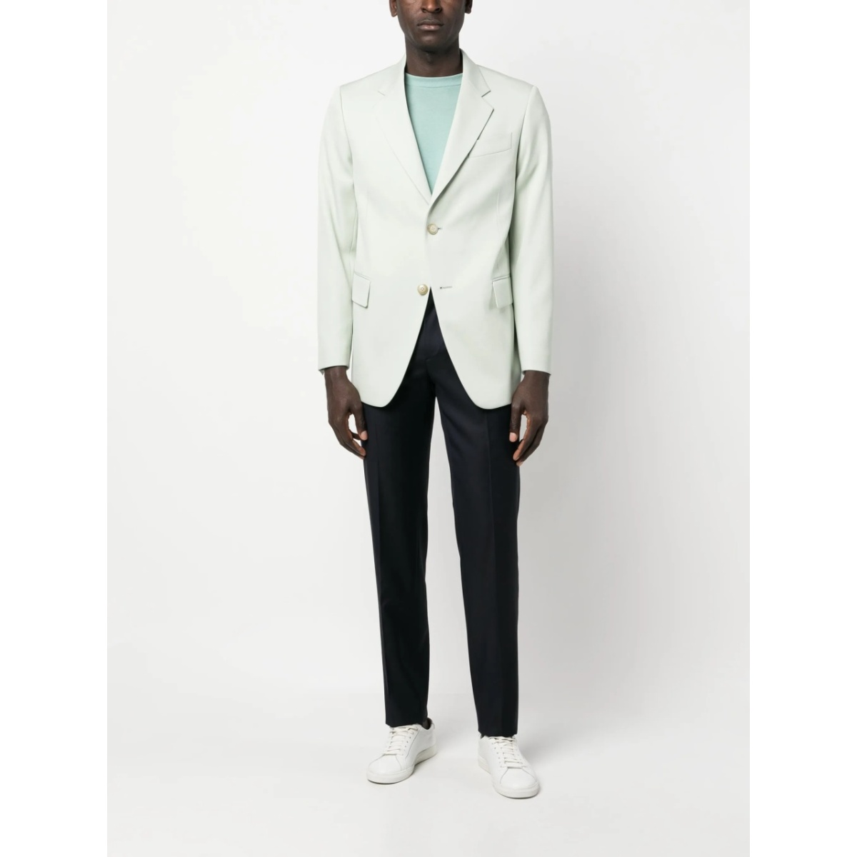 single-breasted wool blazer - Img 2
