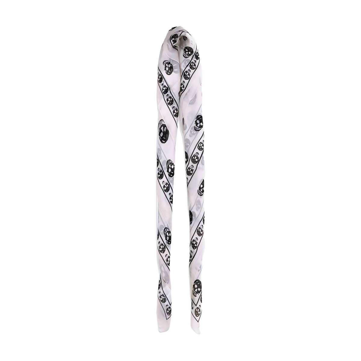 skull-print silk scarf - Img 2