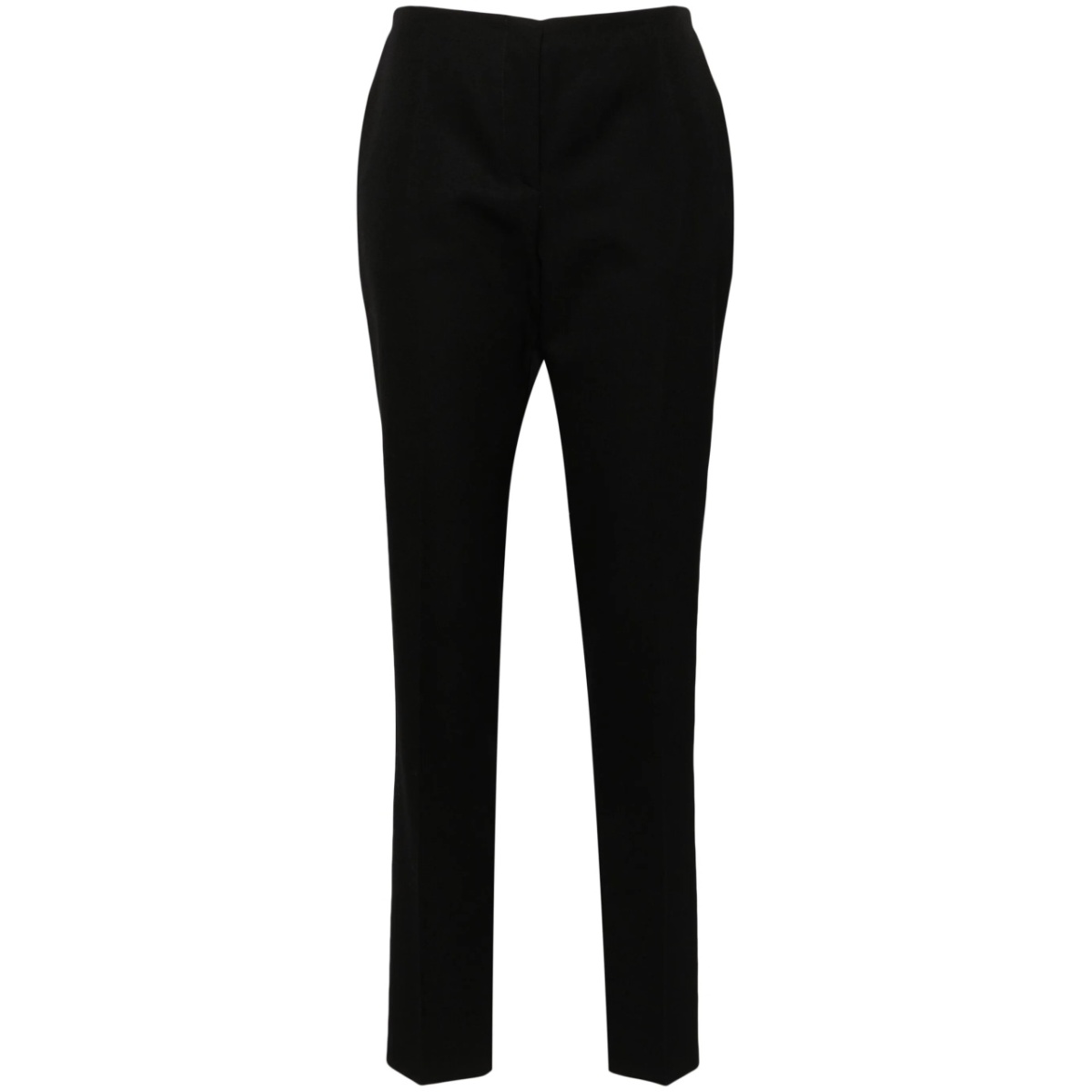 slim-cut tailored trousers