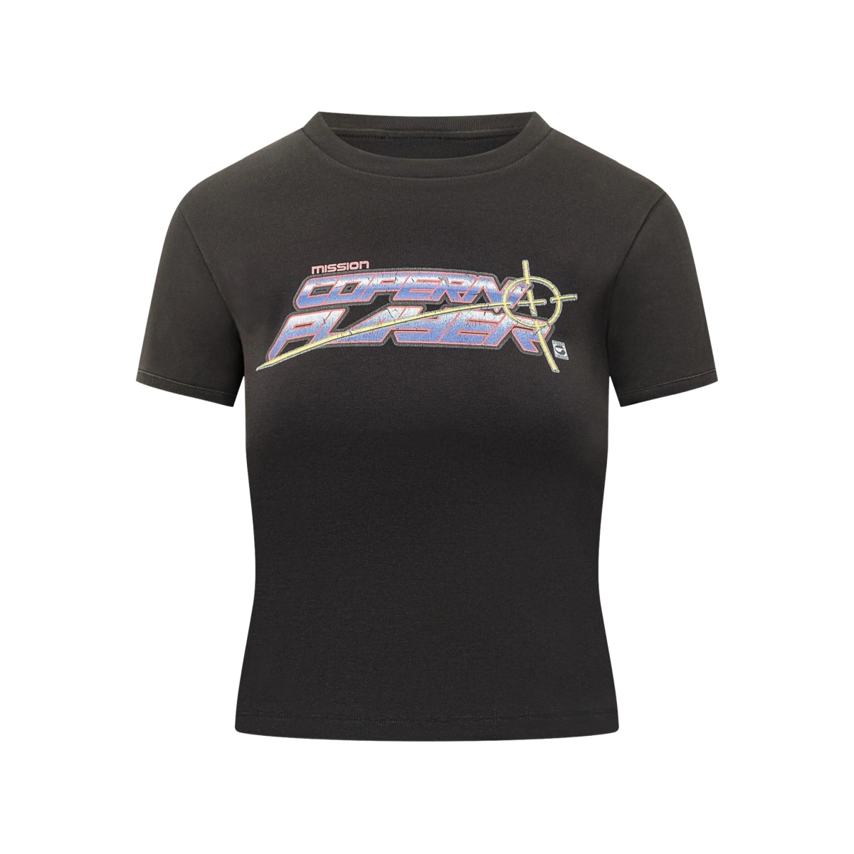 slogan graphic T-shirt