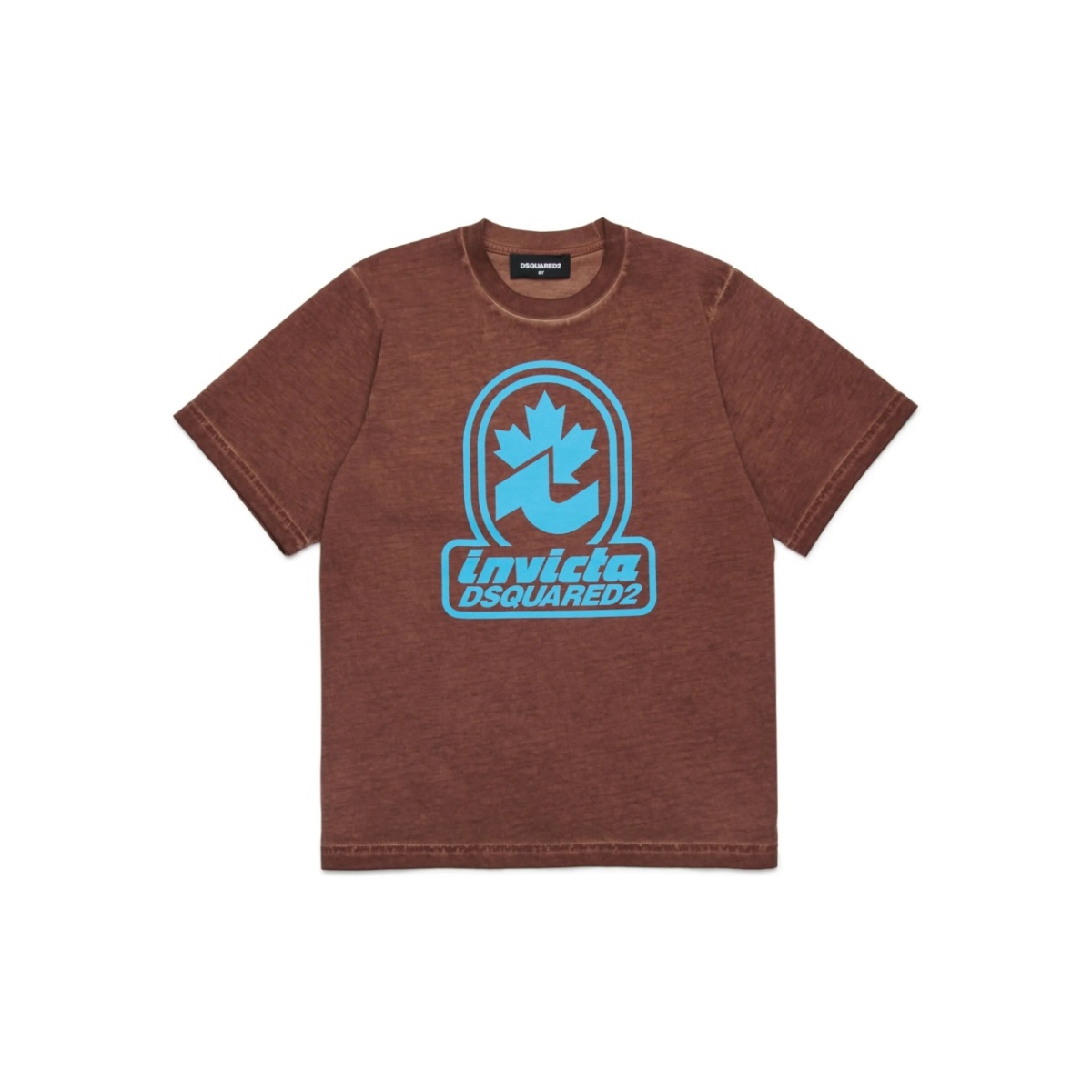 slogan-print T-shirt