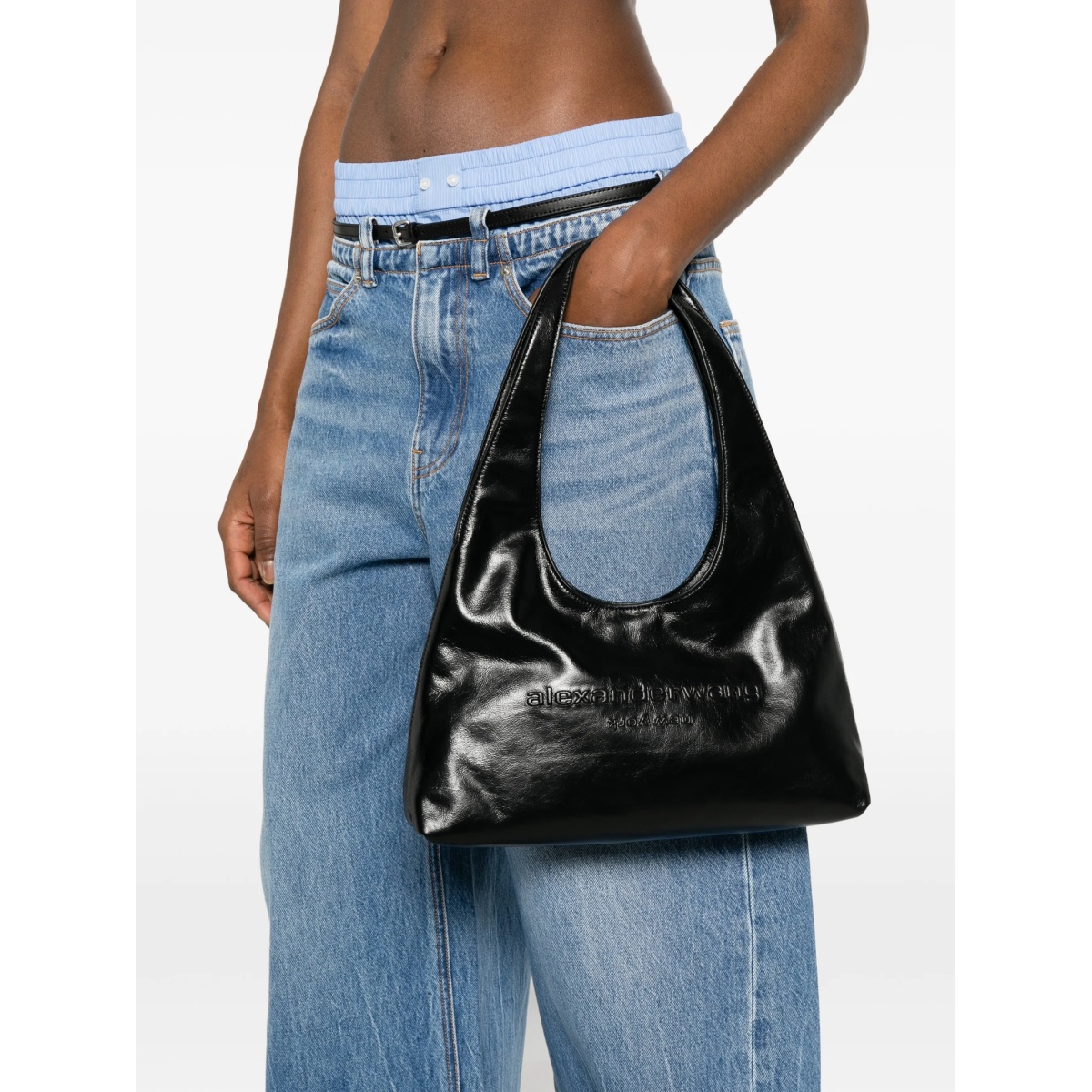 small embossed shoulder bag - Img 2