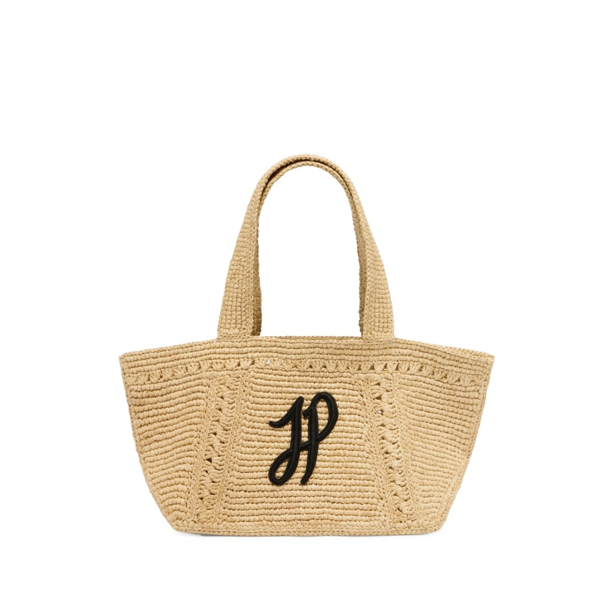 small JP monogram trapeze-design tote bag