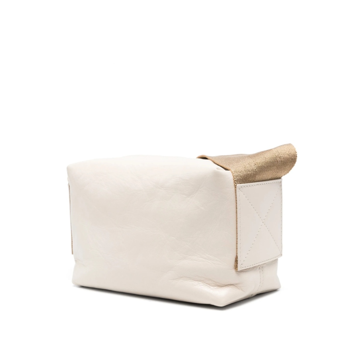 small logo-embossed leather shoulder bag - Img 3