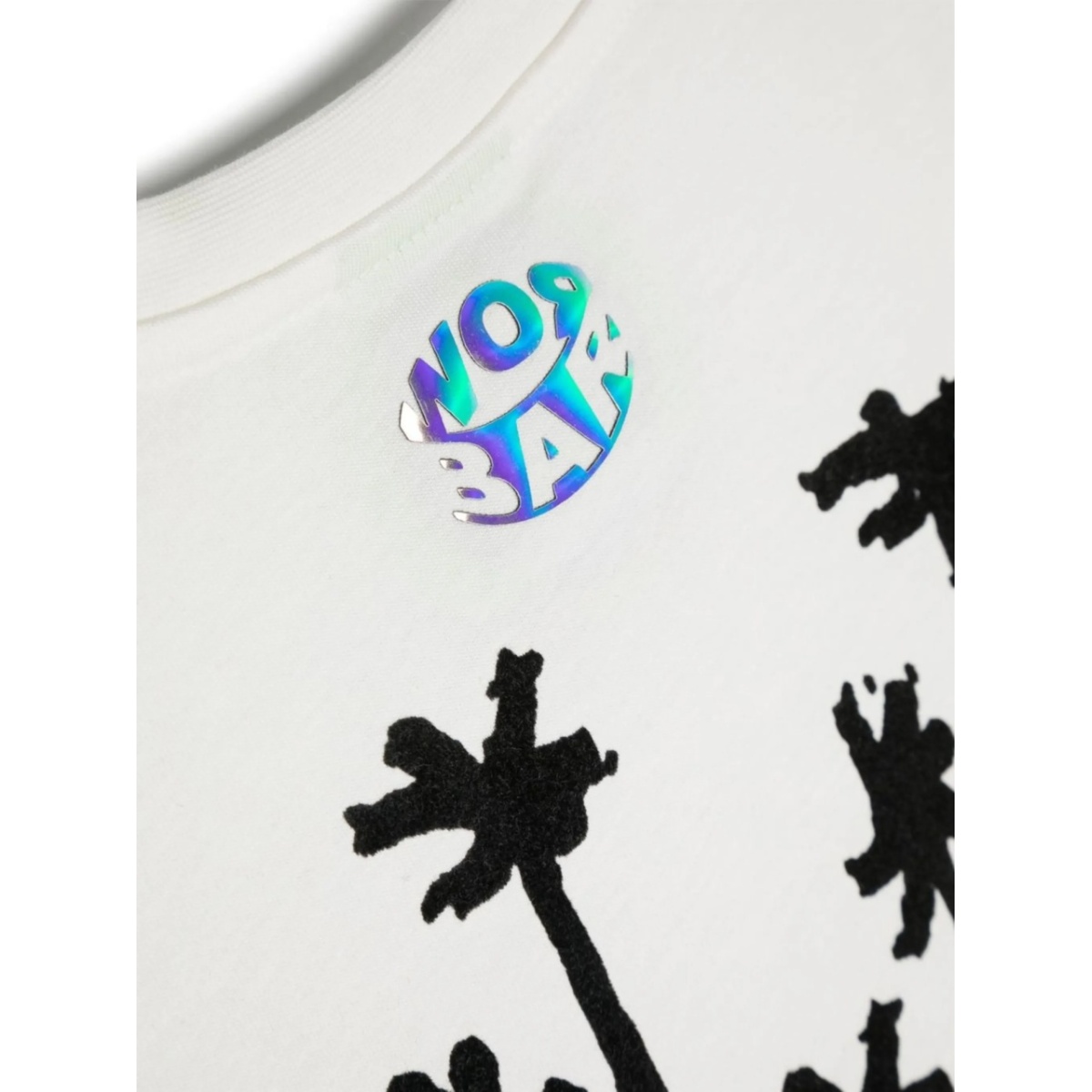 smiley face-print T-shirt - Img 3