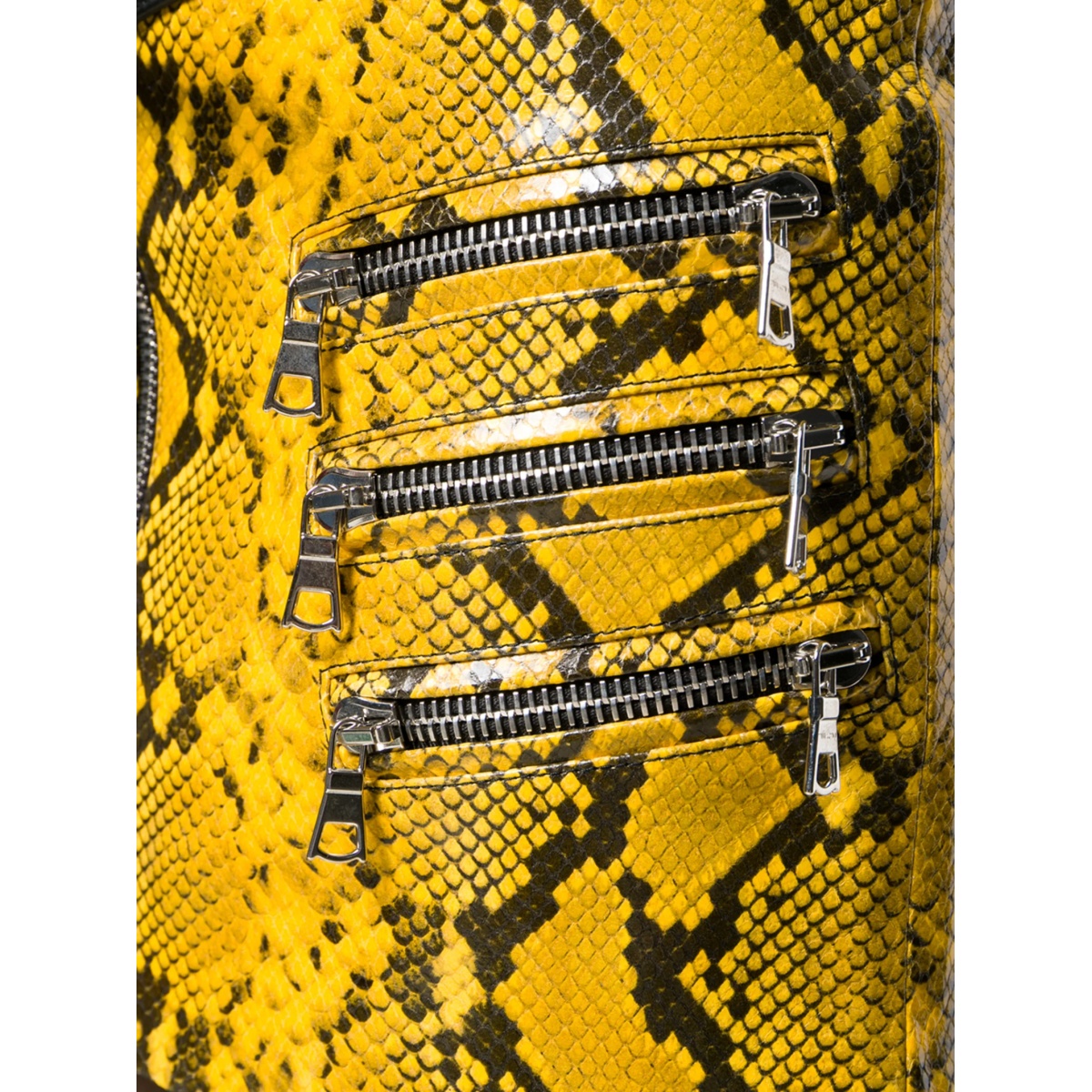 snake-effect mini skirt - Img 5