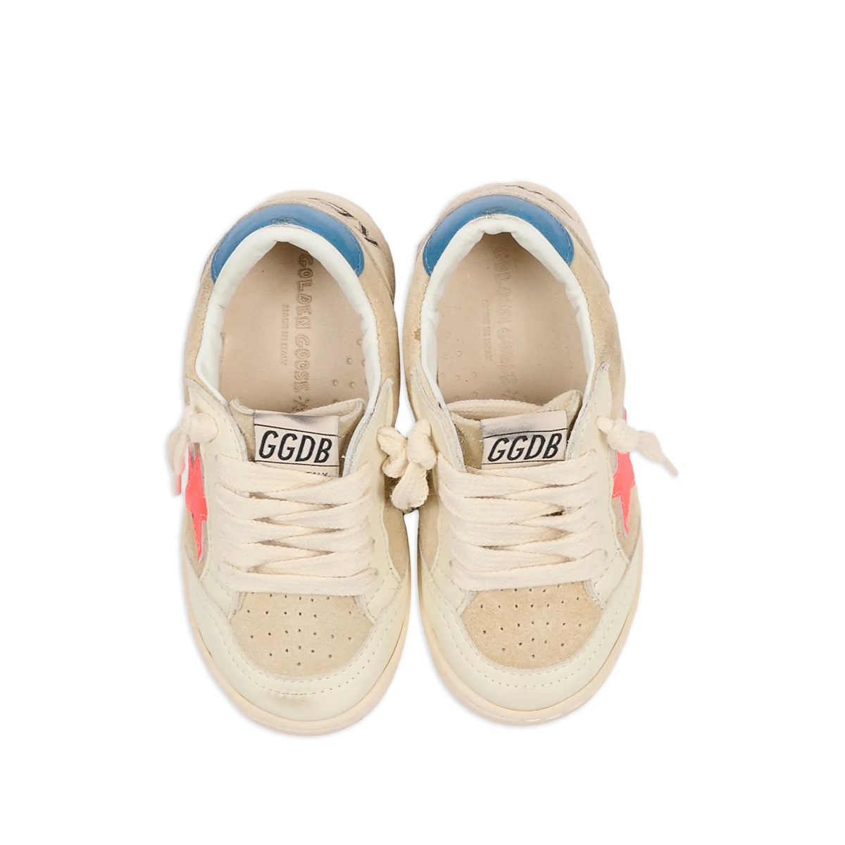 star-detail lace-up sneakers - Img 3