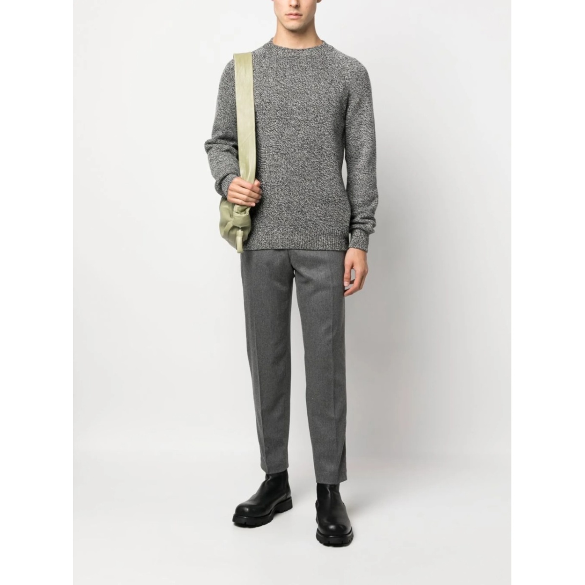 straight-leg tailored trousers - Img 2