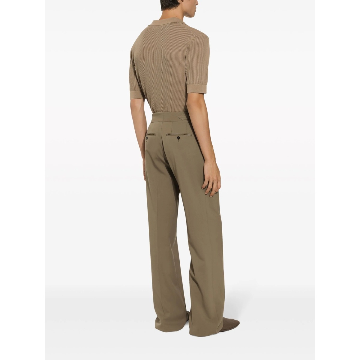 straight-leg virgin-wool trousers - Img 3