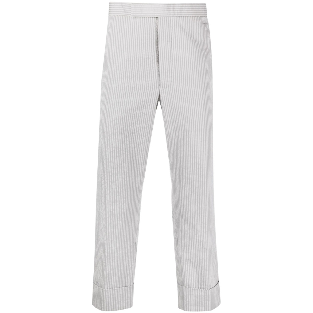 stripe-pattern tailored trousers