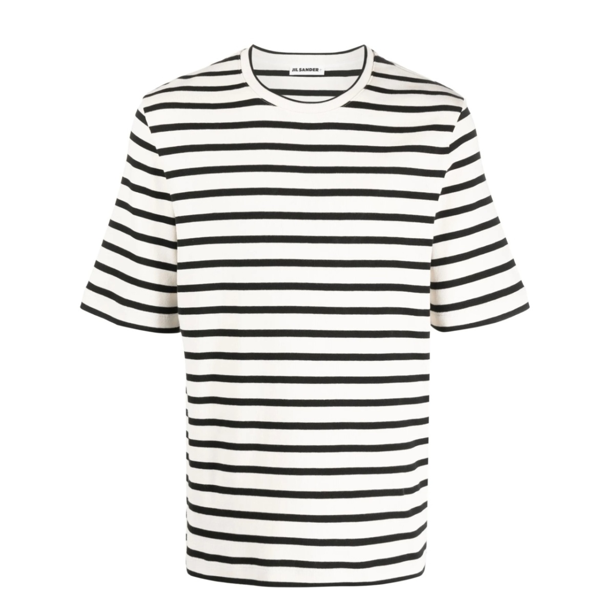 stripe-print short-sleeved T-shirt