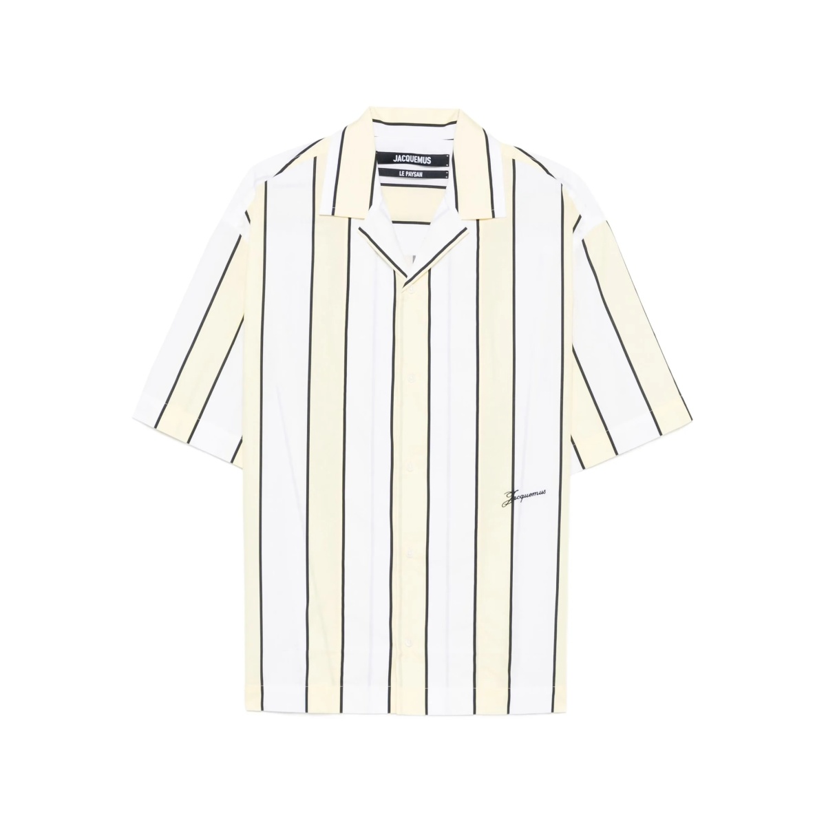 stripe short-sleeve shirt
