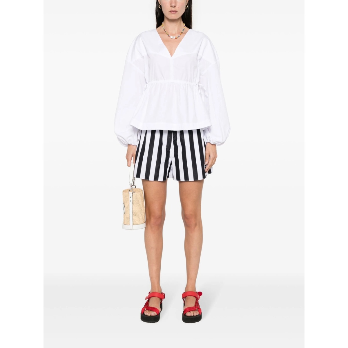 striped cotton boxer shorts - Img 2