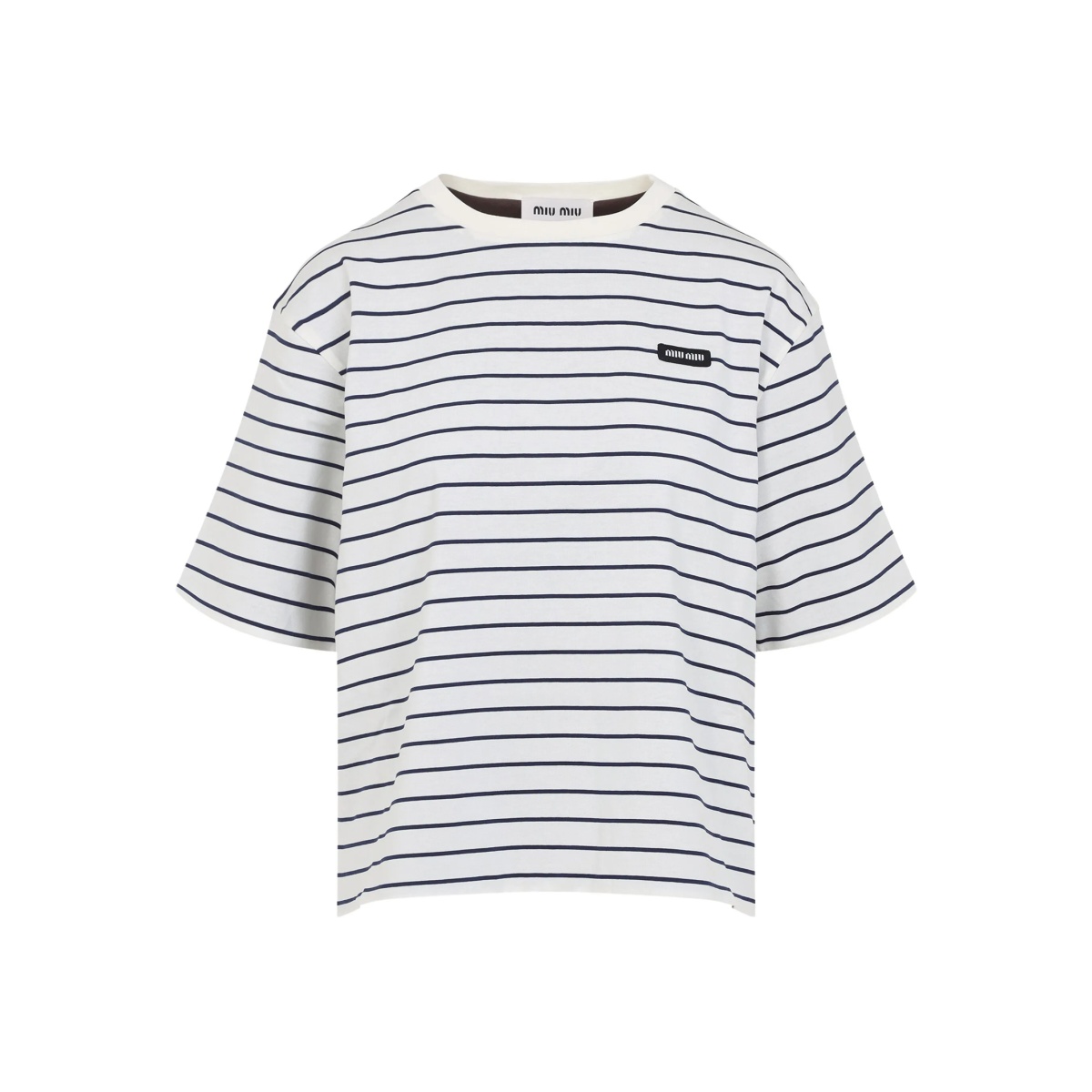 striped logo T-shirt
