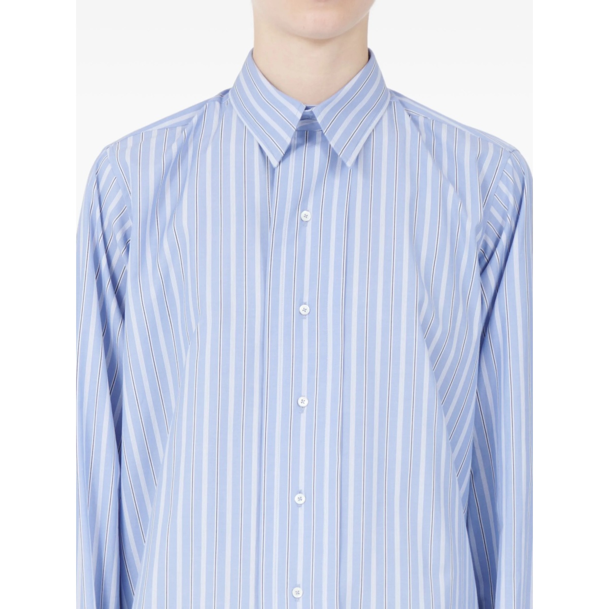 striped long-sleeved shirt - Img 5
