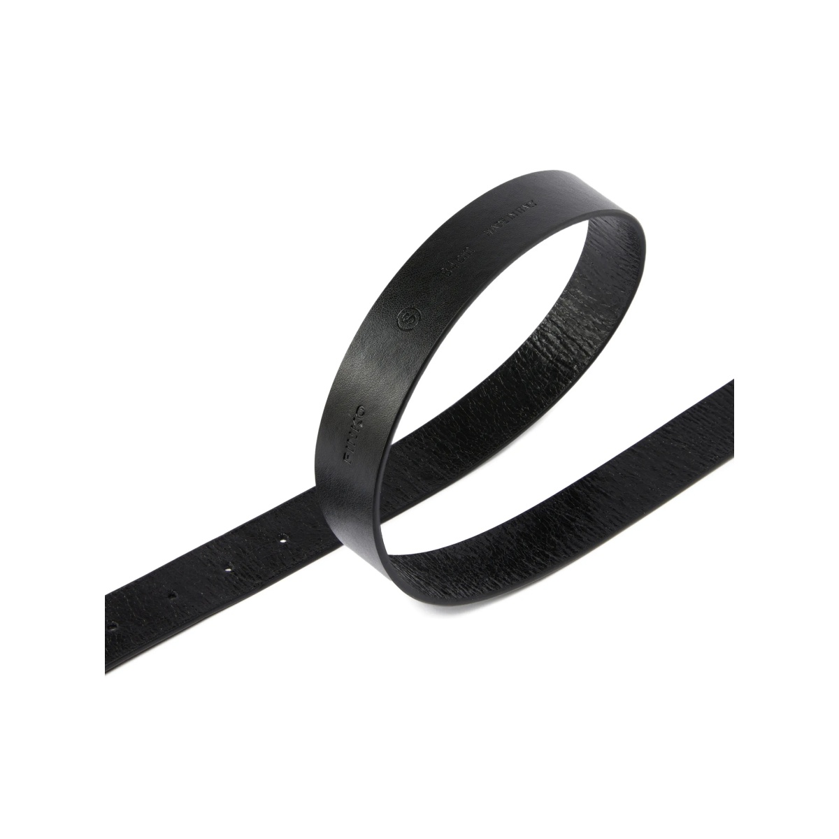 studded buckle leather belt - Img 4