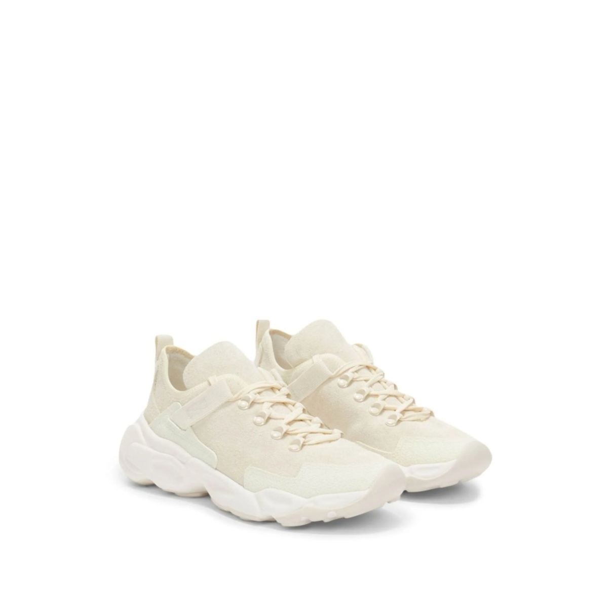 suede low-top sneakers