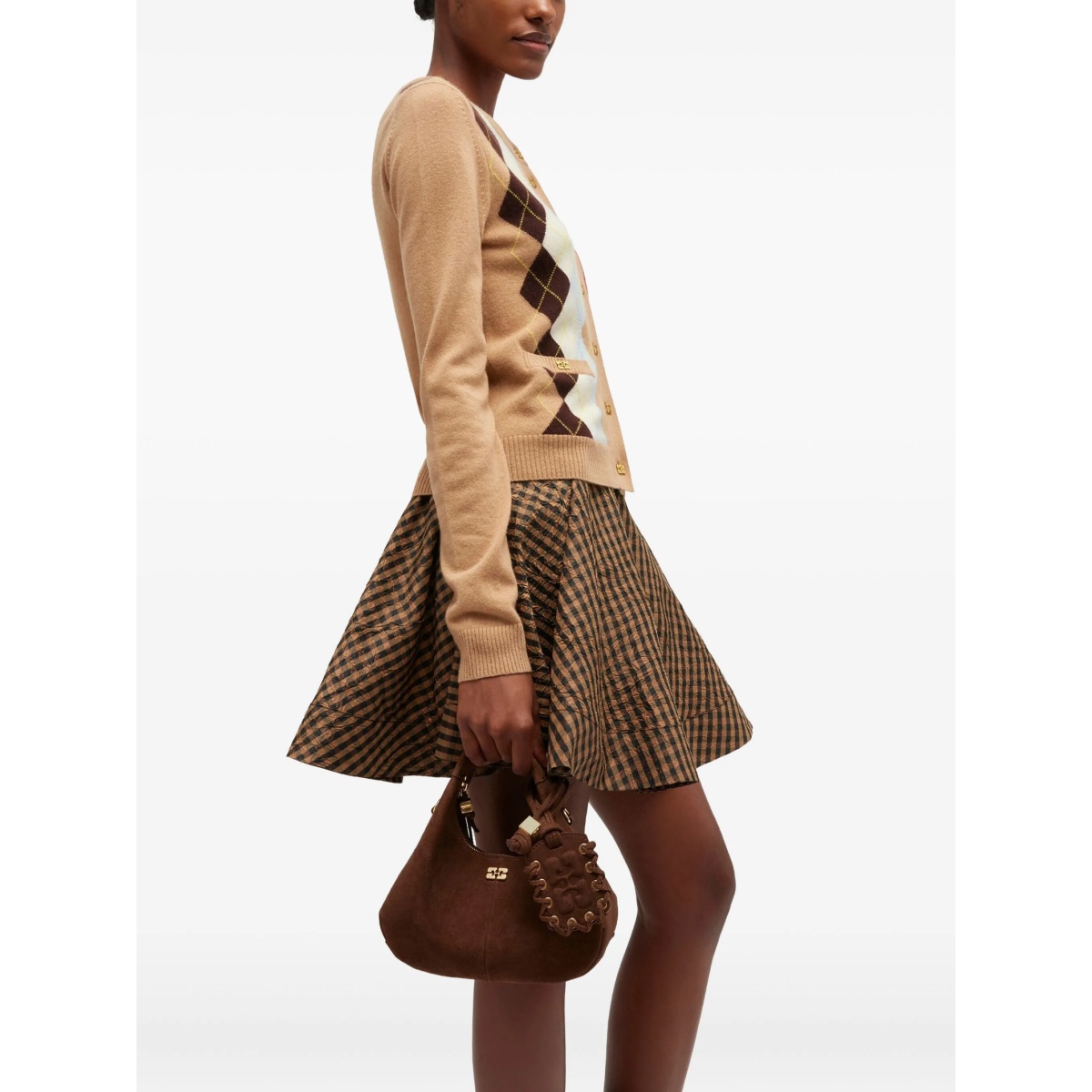 suede tote bag - Img 2