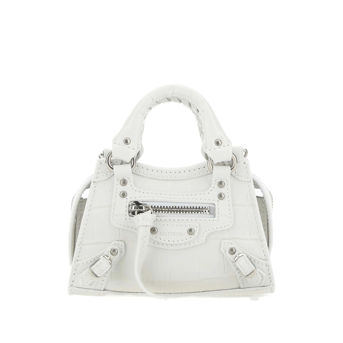 super nano Neo crocodile-effect tote bag