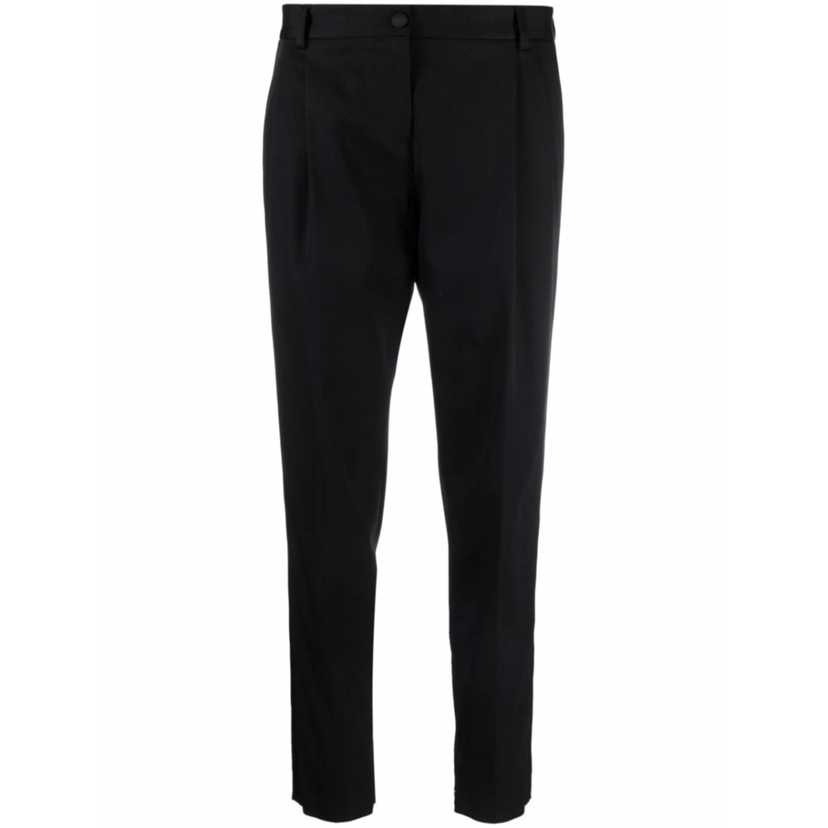tailored mid-rise trousers