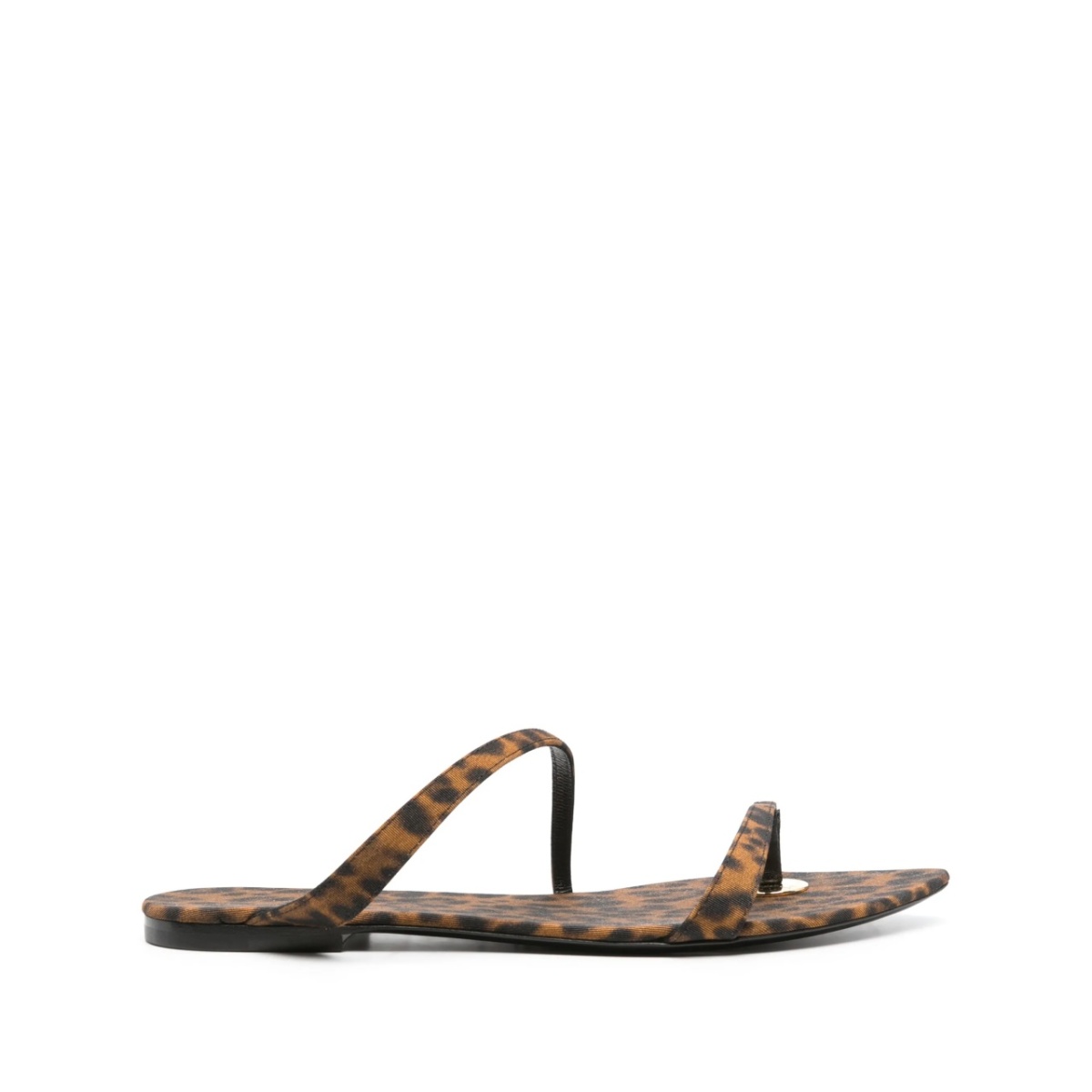 Tanger leopard-print slides