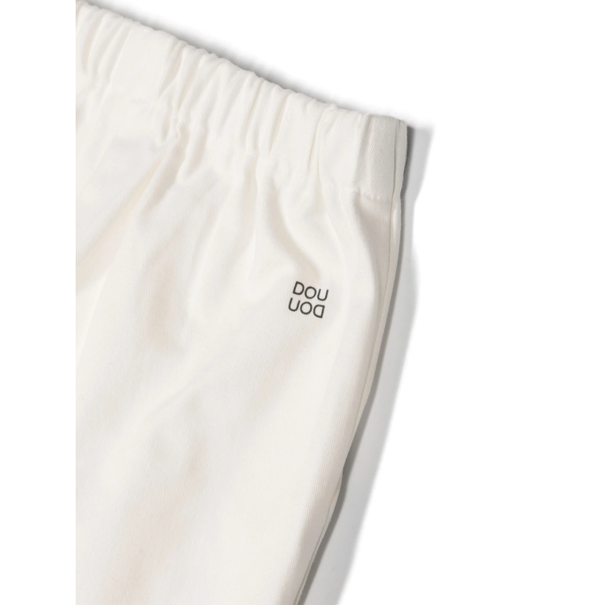 tapered cotton-blend trousers - Img 3