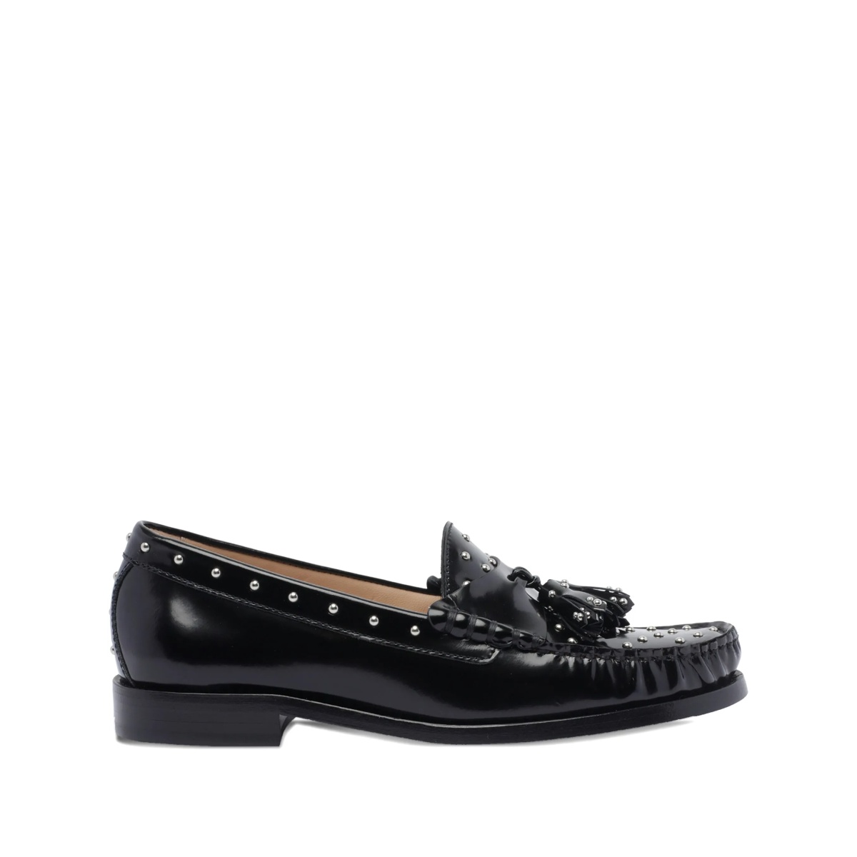 tassel stud loafers