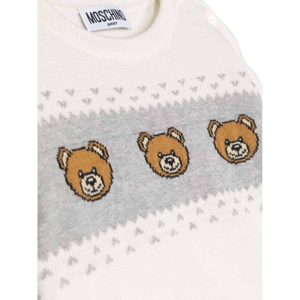 Teddy Bear intarsia-knit jumper - Img 3