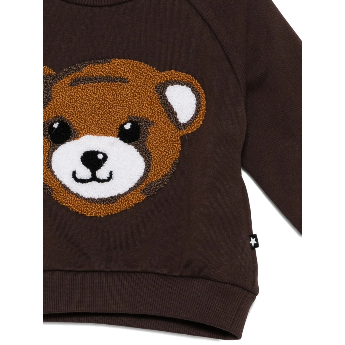 teddy-embroidered sweatshirt - Img 3