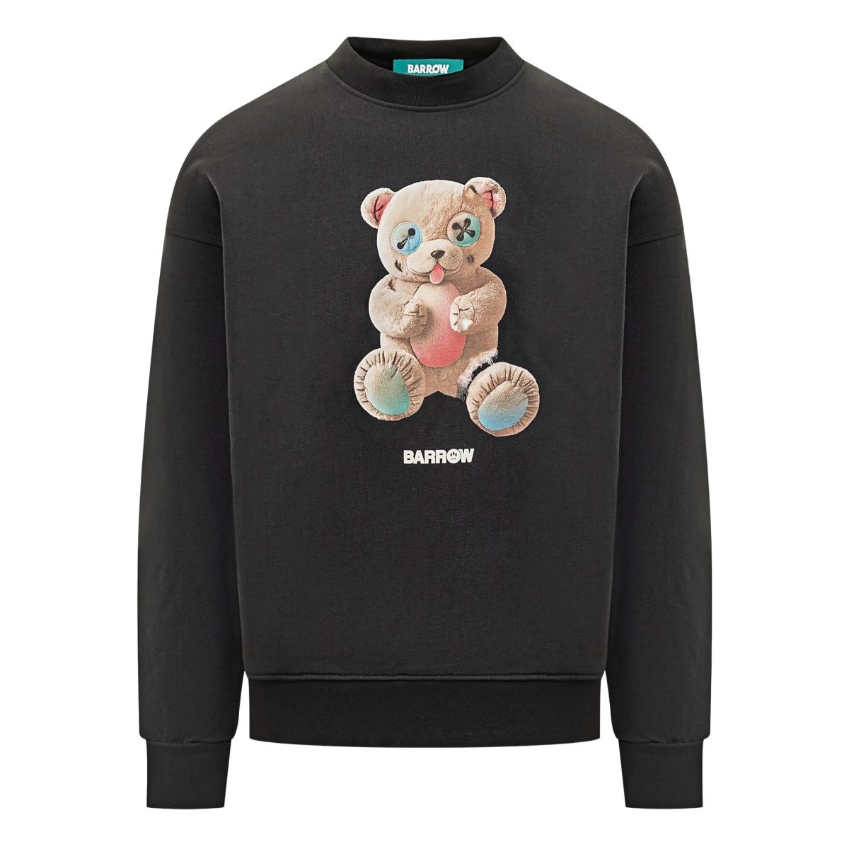 teddy-print sweatshirt