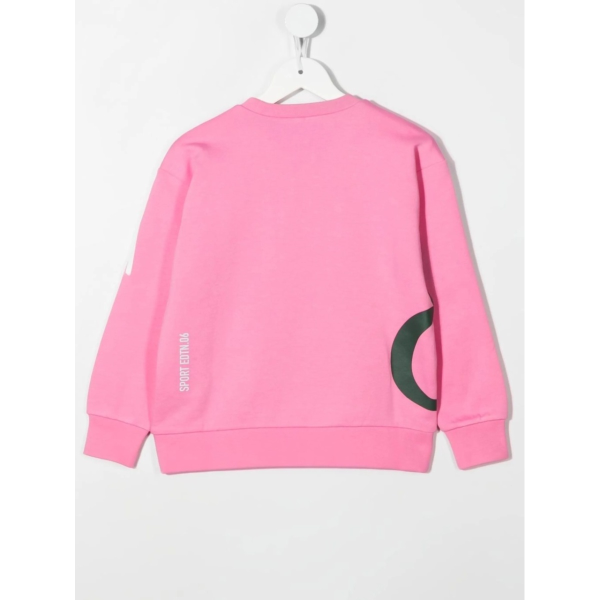 text-print crew-neck sweatshirt - Img 2