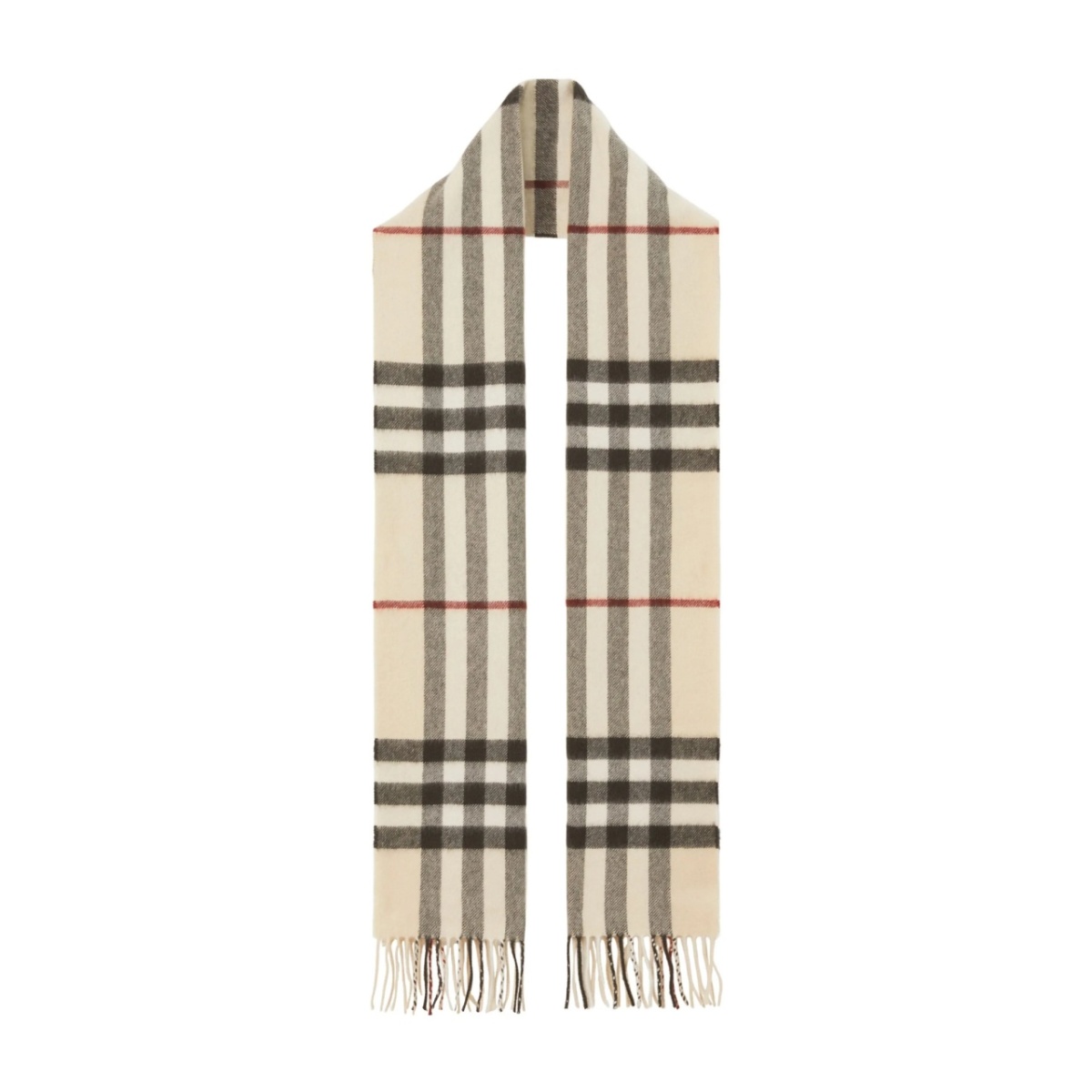 The Burberry Check cashmere scarf - Img 3