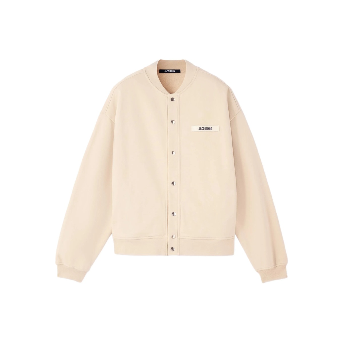 The Gros Grain button-fastening logo-plaque cardigan