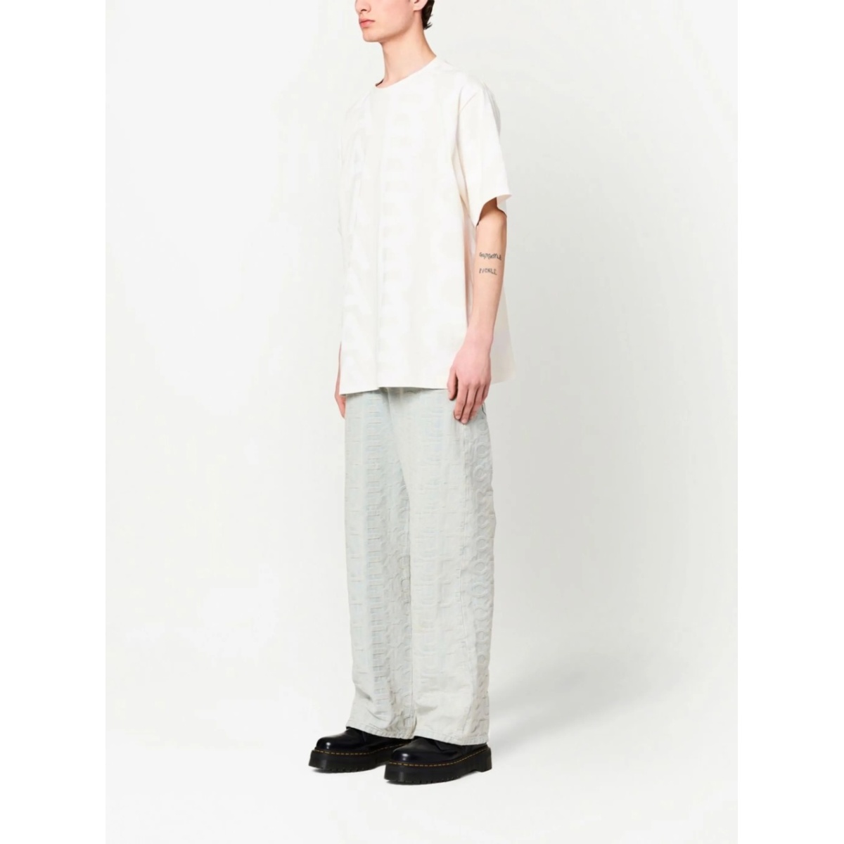 The Monogram wide-leg jeans - Img 4