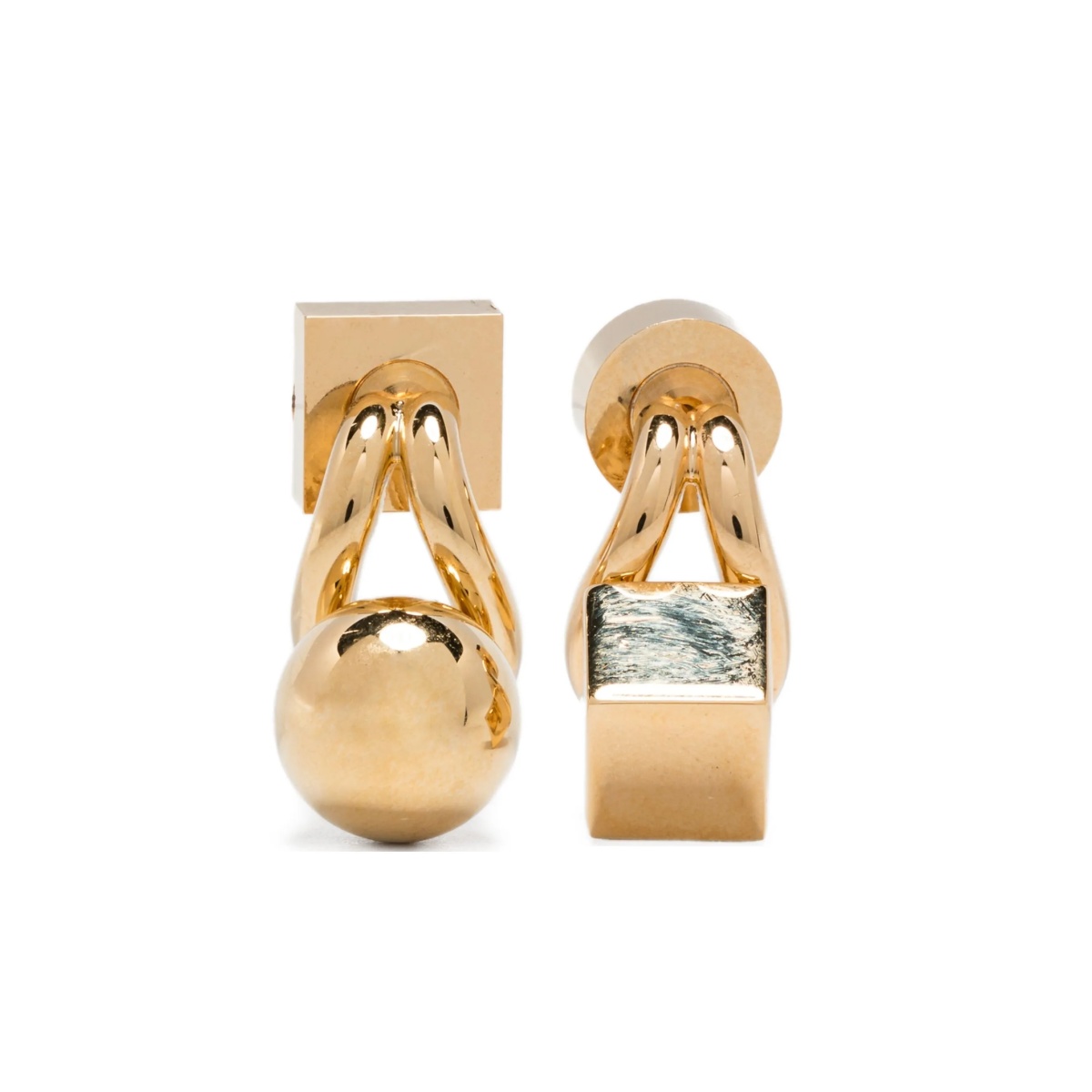 The Nodo shape-embellished earrings