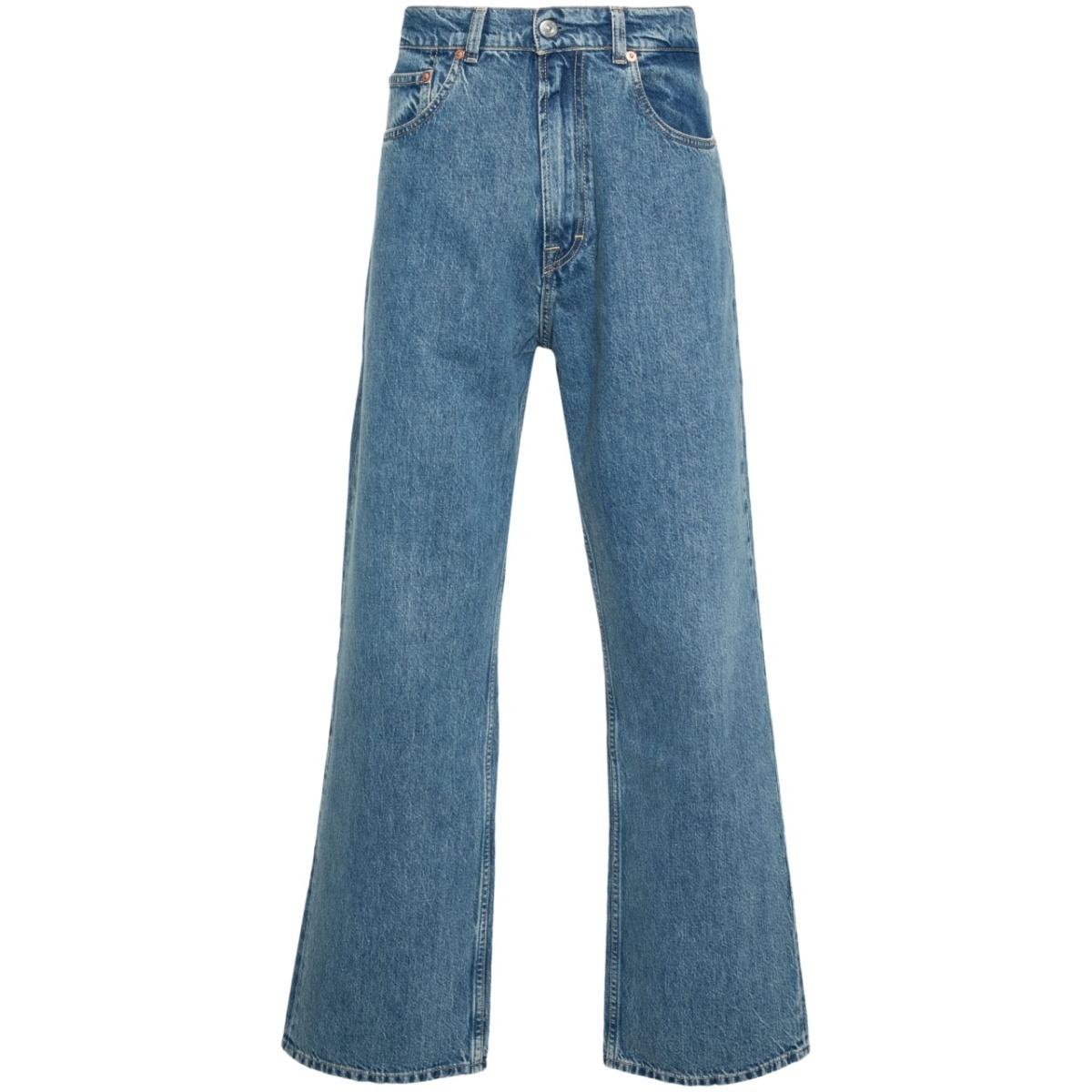 Third Cut logo-patch jeans