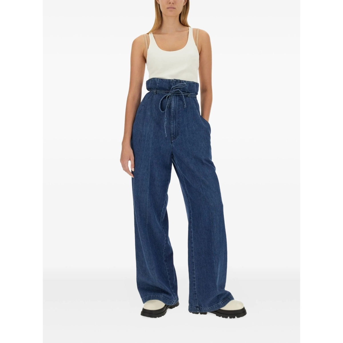 tie-waist jeans - Img 2