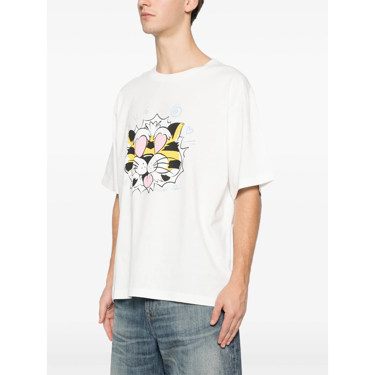 tiger-print T-shirt - Img 3