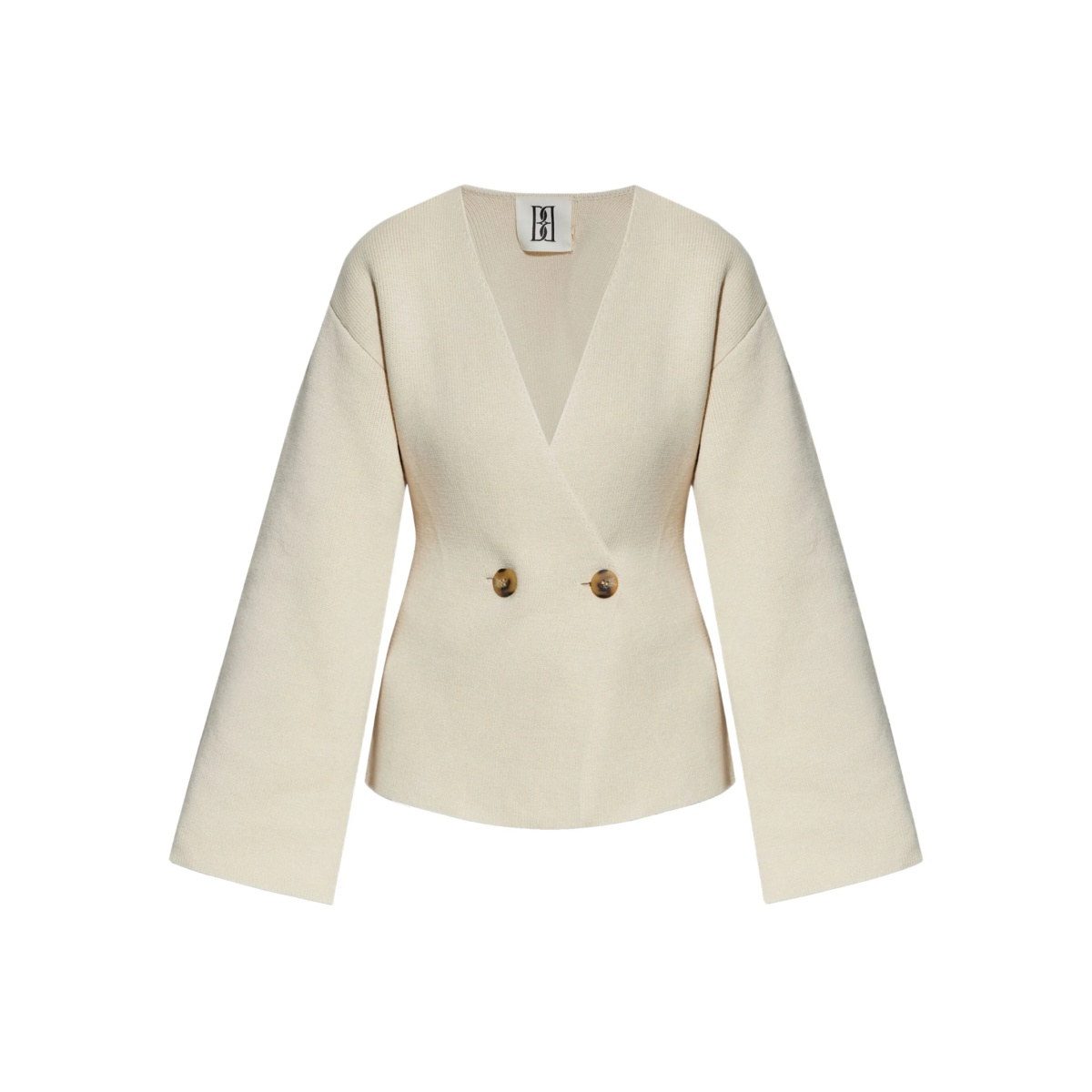 Tinley double-breasted bell-sleeve blazer
