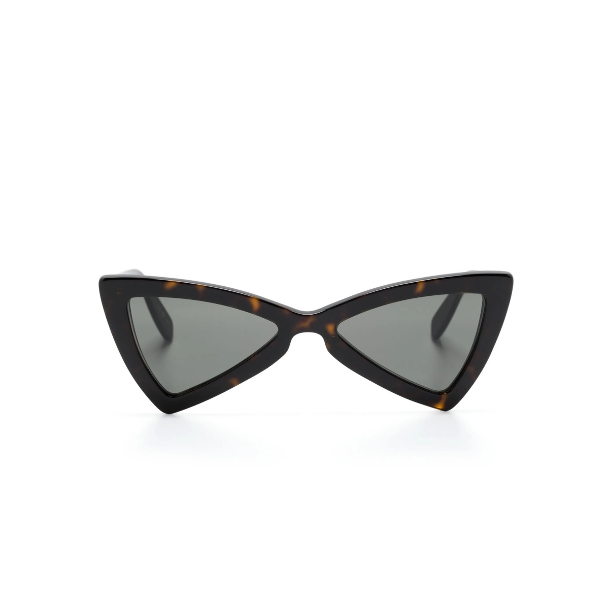 tortoiseshell triangle-frame sunglasses